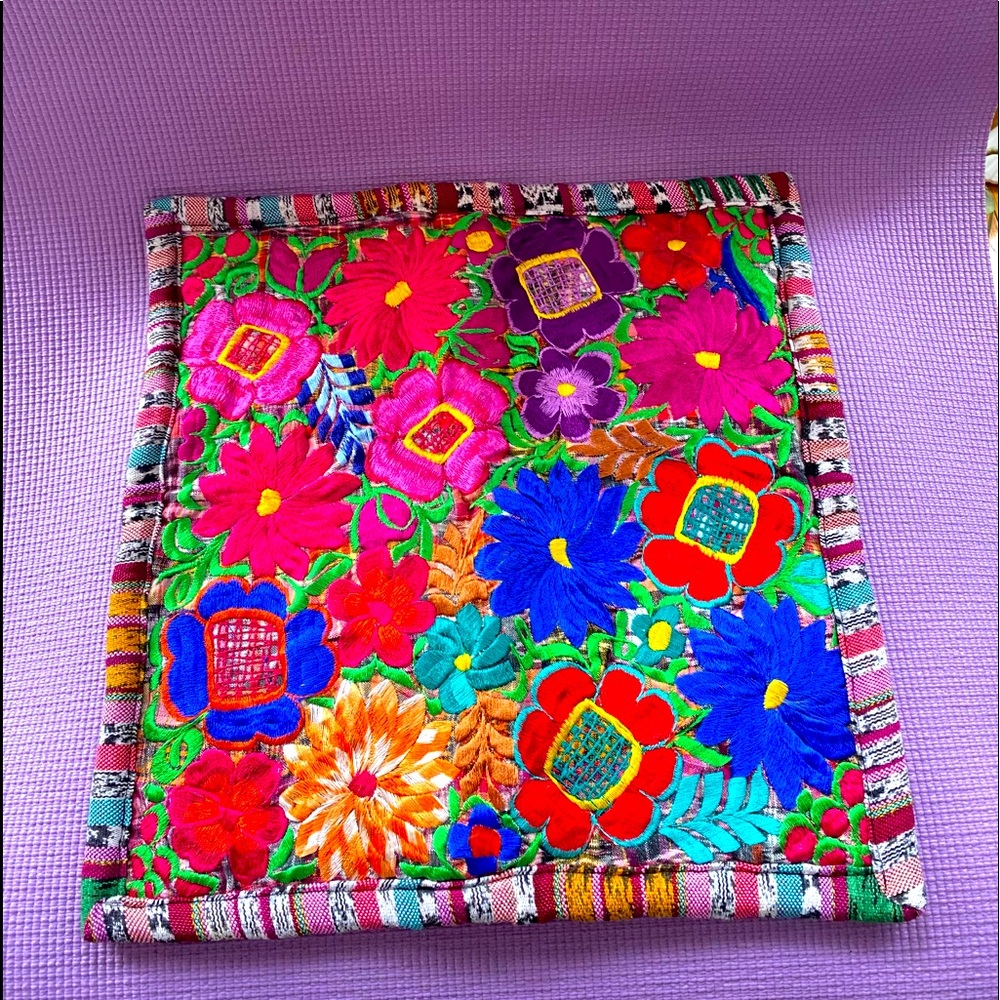 Hand crafted Pillow Cover . Made in Mexico